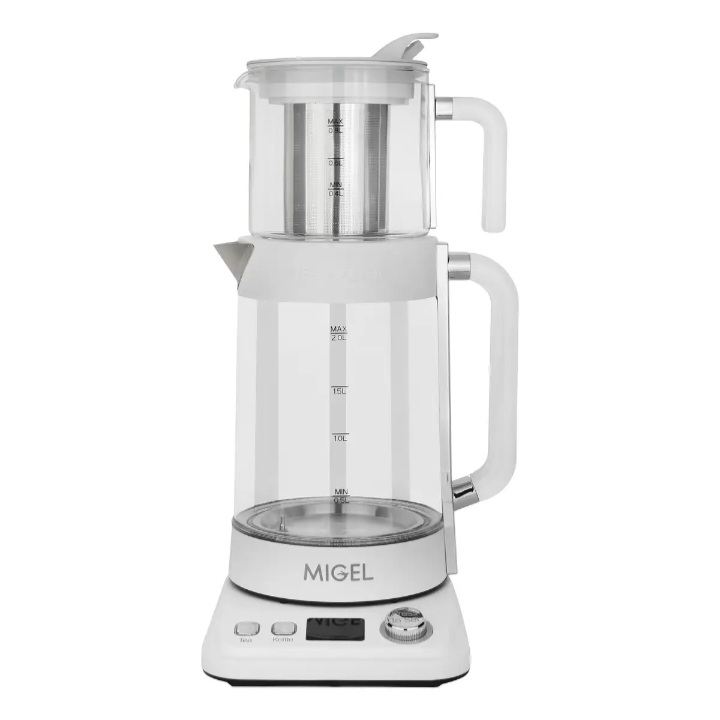 چای ساز روهمی میگل استوک در حد نو مدل GTS 290 رنگ سفید